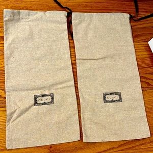Gucci shoe dust bag